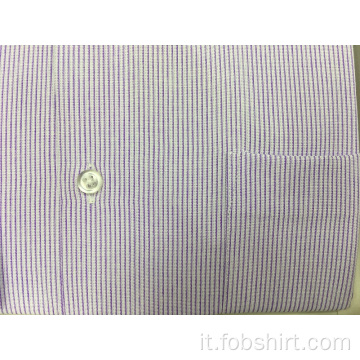 Camicia da lavoro a righe in cotone